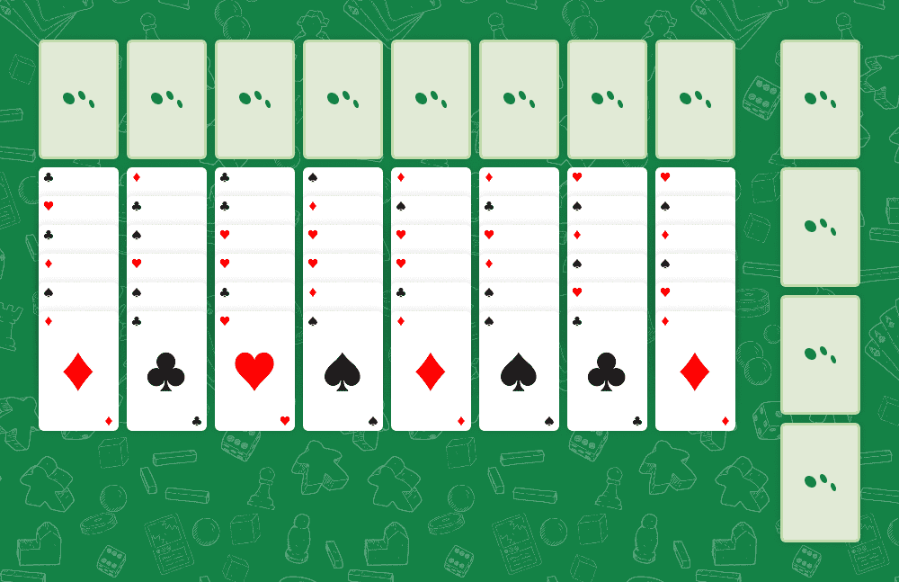 Opstilling af 8 kabalen